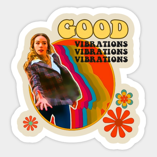 Good Vibrations Sticker by SarahMosc